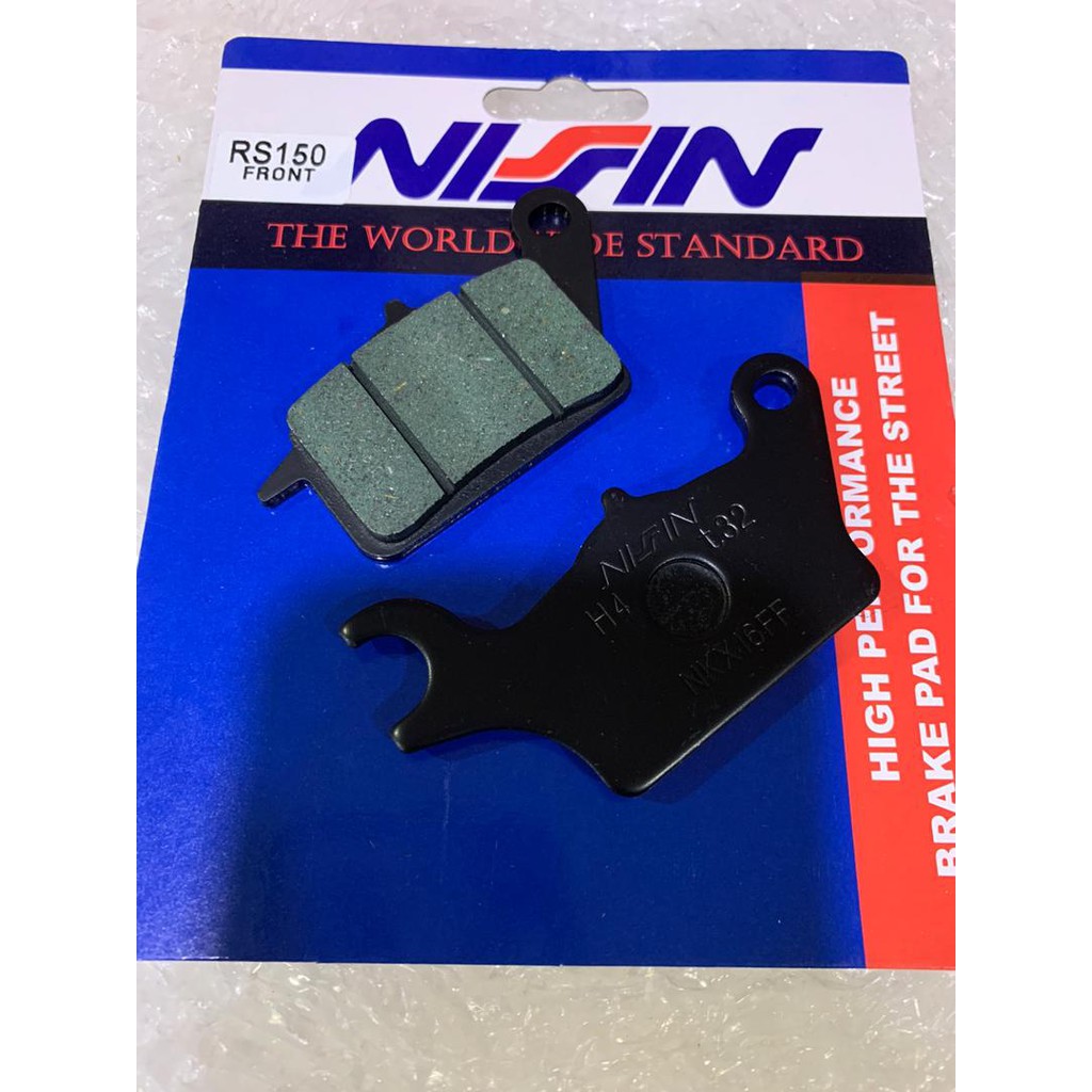 NEW STOCK!! FRONT BRAKE PAD NISSIN BRANDS HONDA RS150 | Shopee Malaysia