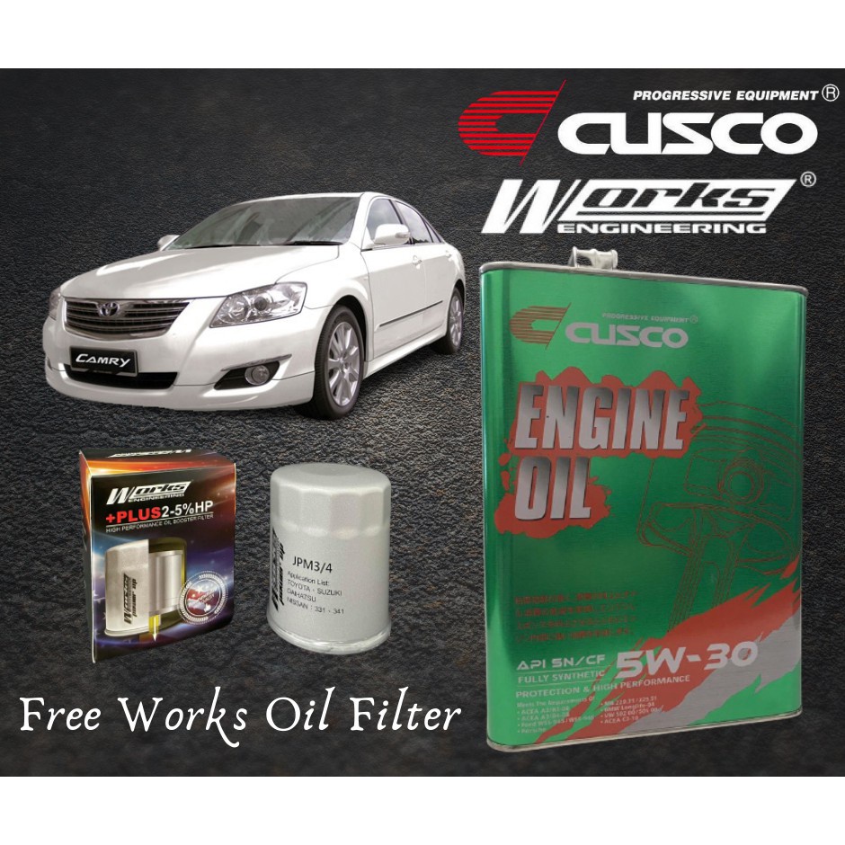 Toyota Camry ACV40 20072012 CUSCO JAPAN FULLY SYNTHETIC ENGINE OIL