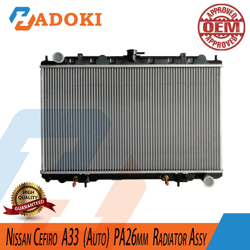 NISSAN CEFIRO A33 (AUTO) PA26MM OEM HIGH QUALITY RADIATOR ASSY | Shopee ...