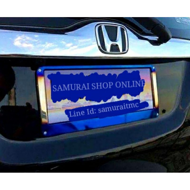 Grade A Titanium License Plate Frame Sold In Pairs. Shopee Malaysia