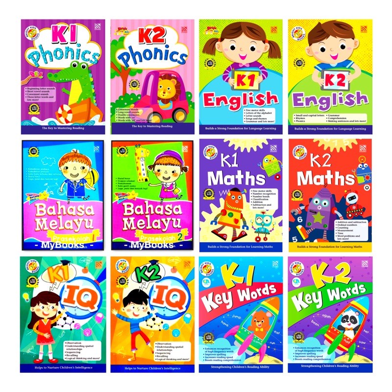 Buku Rujukan [MBO] BRIGHT KIDS SERIES K1 And K2 ( PELANGI ) | Shopee ...