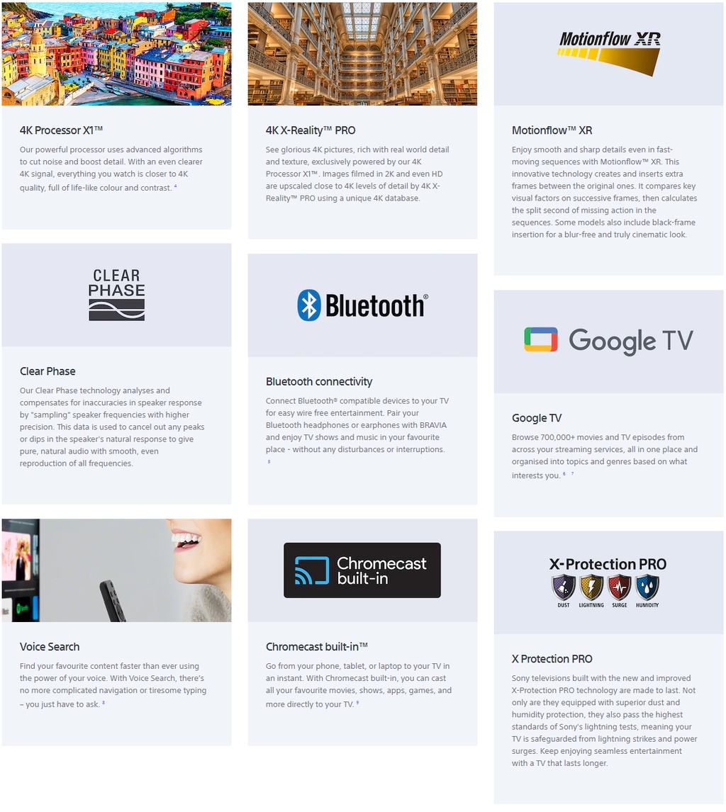 Sony 55 Inch 4K UHD HDR Google TV Android TV Smart TV KD55X75K