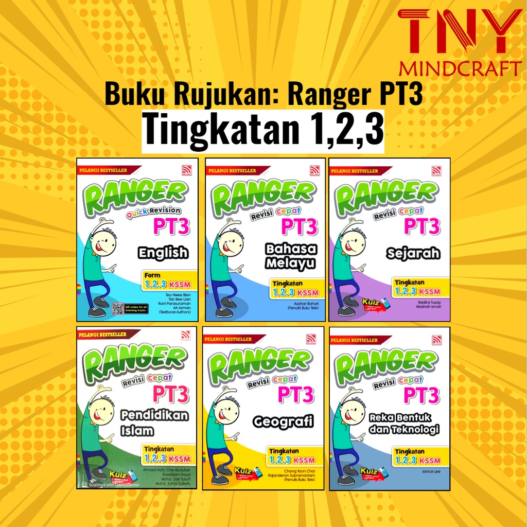 [TNY] Buku Rujukan: Ranger Revisi Cepat PT3 Tingkatan 1,2,3 (2022) Full ...