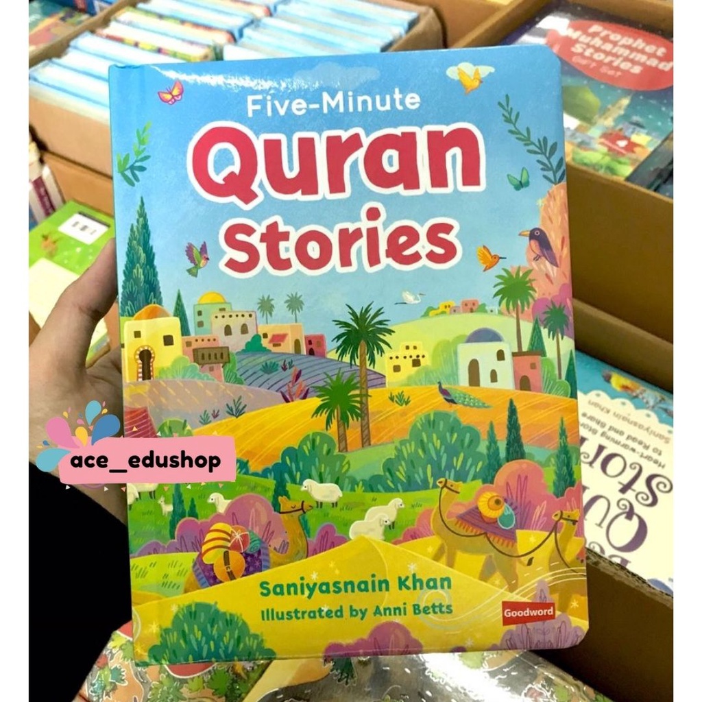[ace_edushop] Five Minutes Quran Stories Board Book (Islamic board book ...