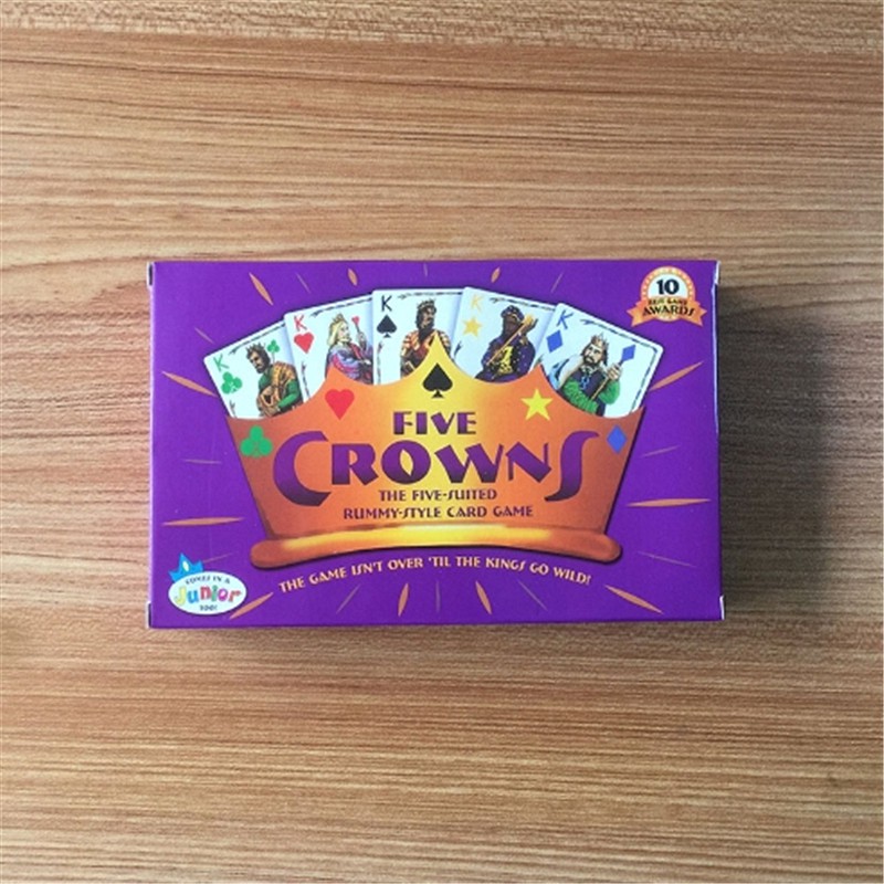 Cardboard five crowns card game