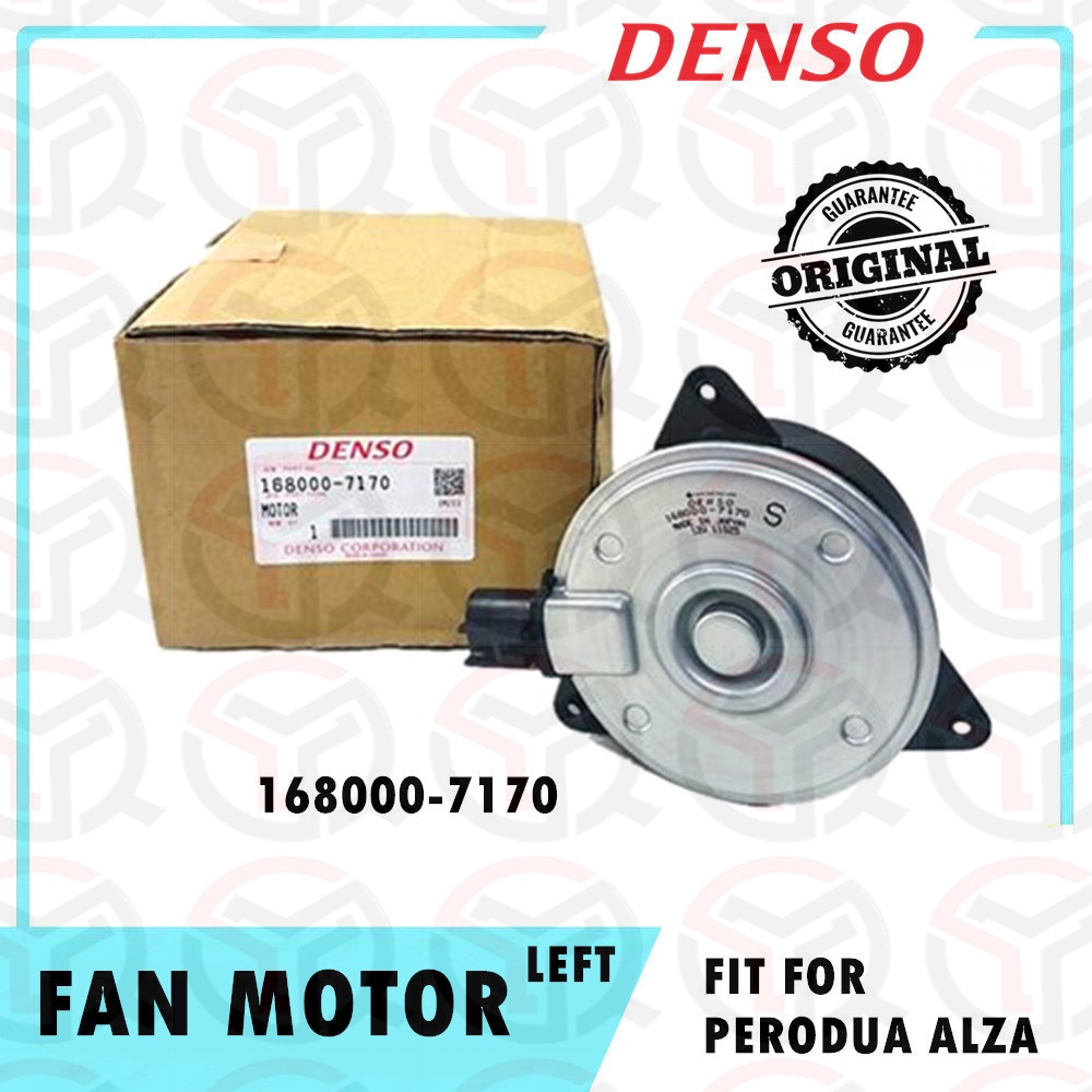 PERODUA ALZA AXIA BEZZA DENSO RADIATOR FAN MOTOR (ORIGINAL) (LEFT ...