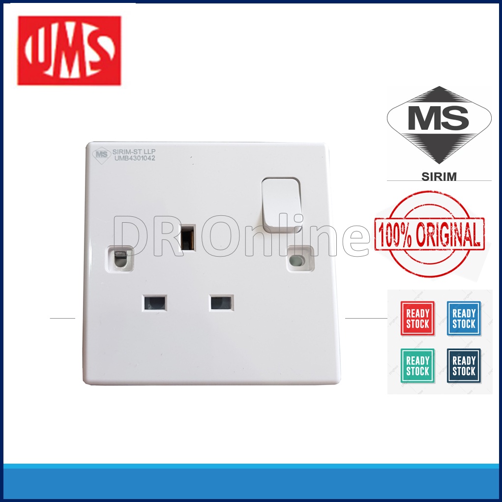UMS SWITCH SOCKET OUTLET SUIS METAL CLAD 100 ORIGINAL Shopee Malaysia