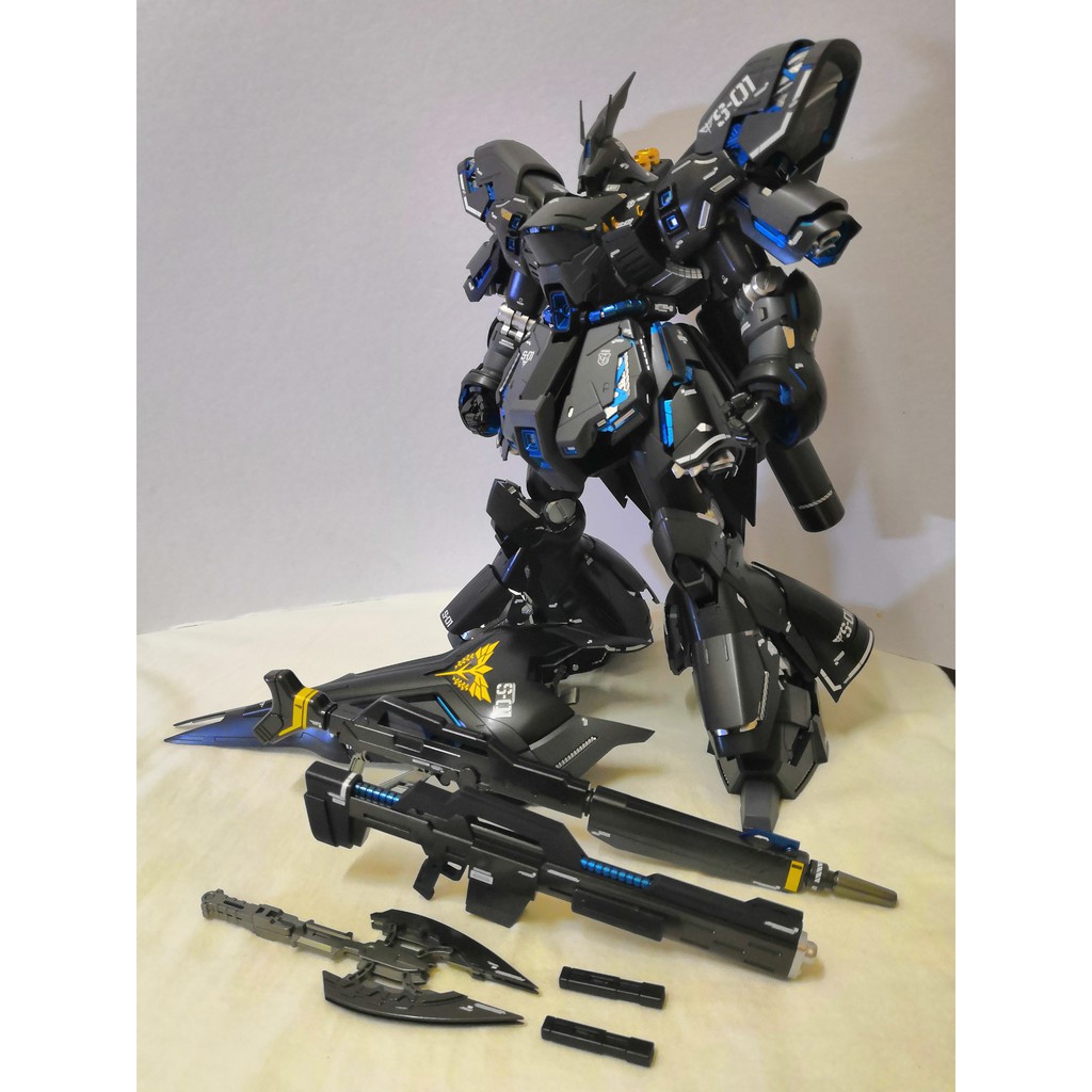 Commission Paint Build MG 1/100 Sazabi Ver Ka Matte Black