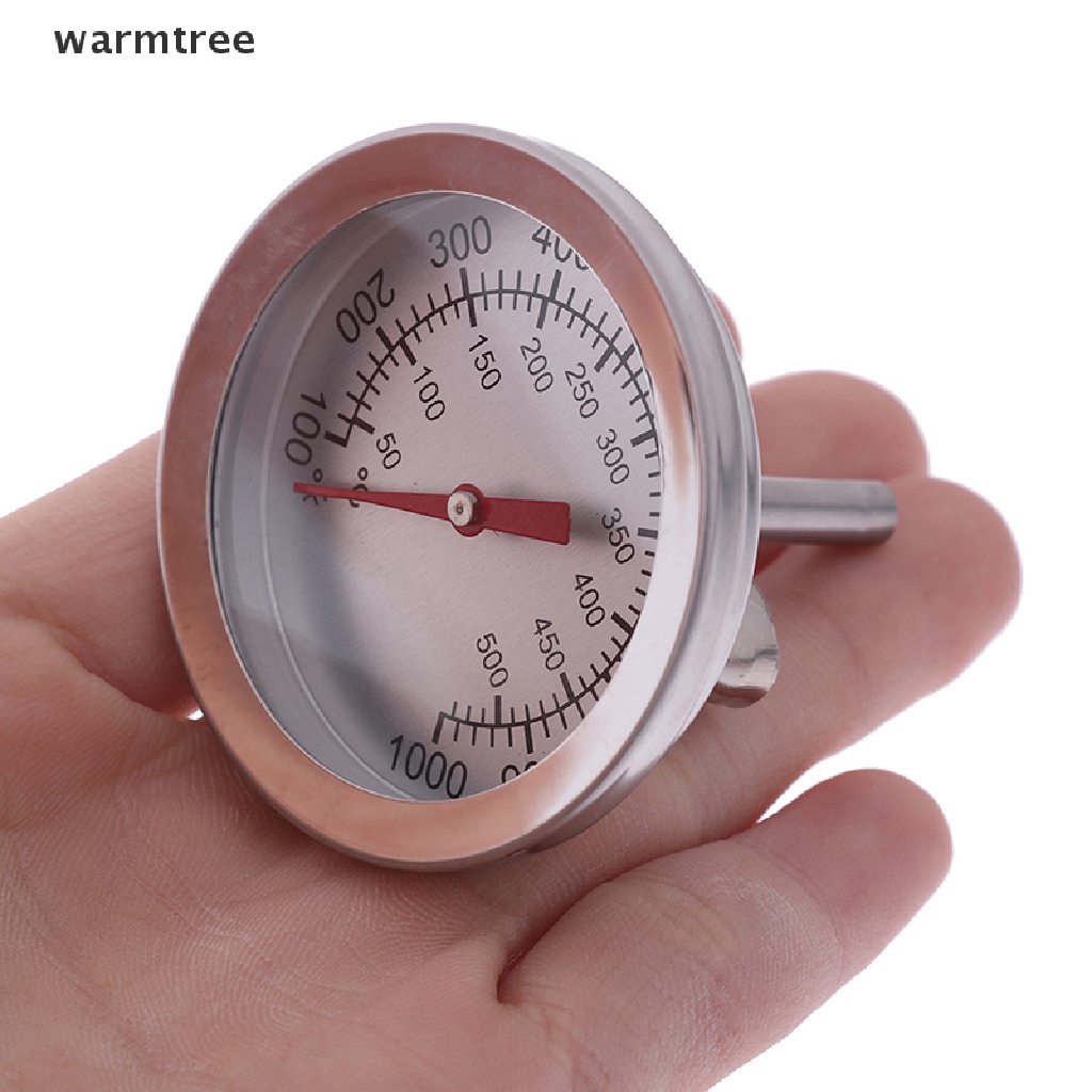 (warmtree) Stainless Steel BBQ Smoker Pit Grill Bimetallic thermometer