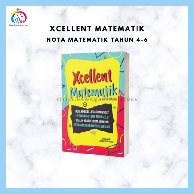 Xcellent Matematik Tahun 4-6 L Buku Nota Matematik Ringkas Dan Padat L ...