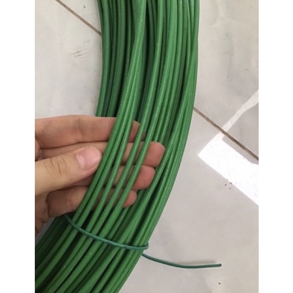Standard 3mm stainless green plastic-coated steel wire | Shopee Malaysia