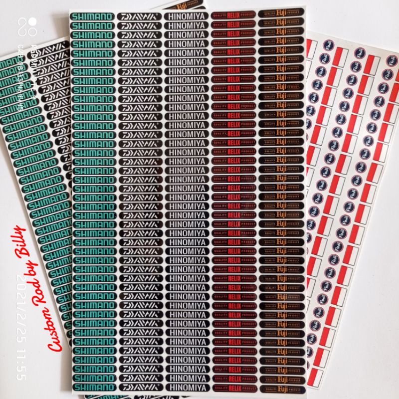 Custom Fishing Stickers & Logos | Shopee Malaysia