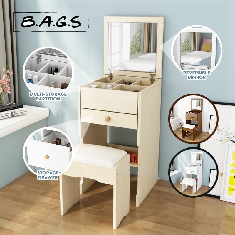TheBags Bedroom Furniture Dressing Table Small Apartment Storage