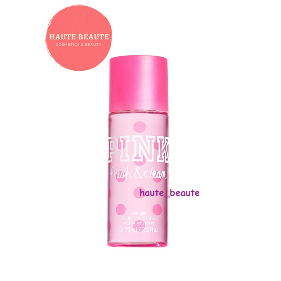 VICTORIA'S SECRET PINK Fresh & Clean Body Mist 75ml (100% ORIGINAL