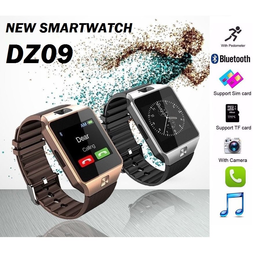 DZ09 SmartWatch New Version 2.0 with Phone Camera Bluetooth MMC Shopee Malaysia