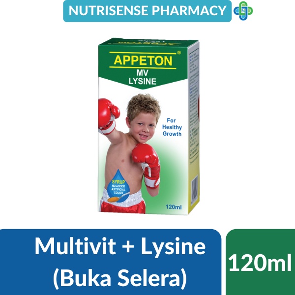 Appeton Multivitamin Lysine Syrup (120ml) | Shopee Malaysia