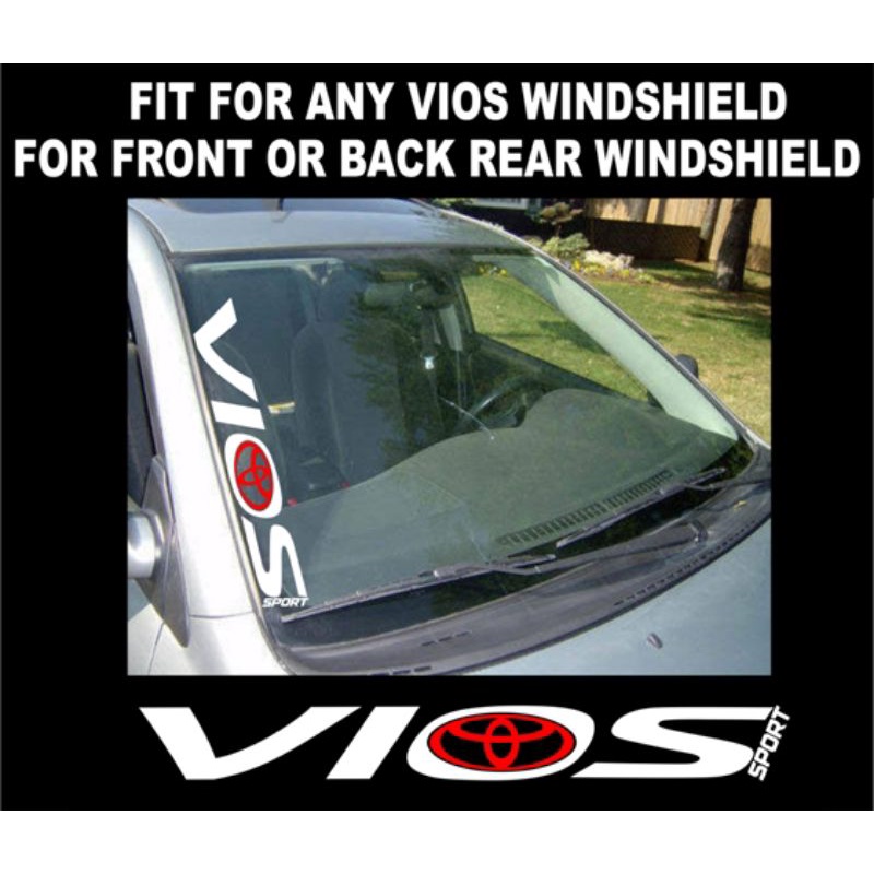 Toyota Vios Sport Windshield Sticker Design | Shopee Malaysia