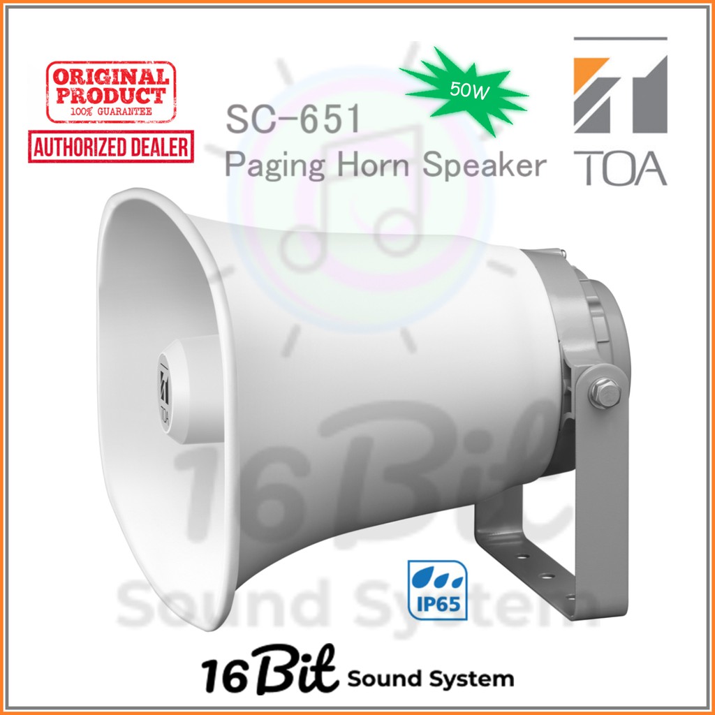 TOA SC-651 Paging Horn Speaker (50W) | Shopee Malaysia