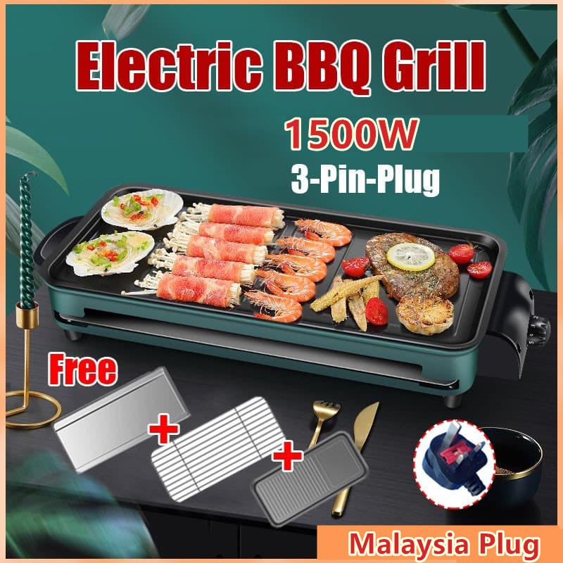 Ready Stock Electric Barbeque BBQ Grill Electric Smokeless BBQ ...