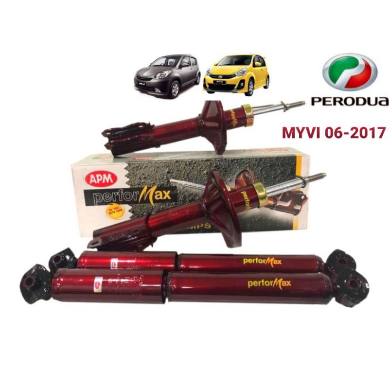 Apm Perodua Myvi Absorber Front Rear Original Apm Performax Suspension Perodua Car