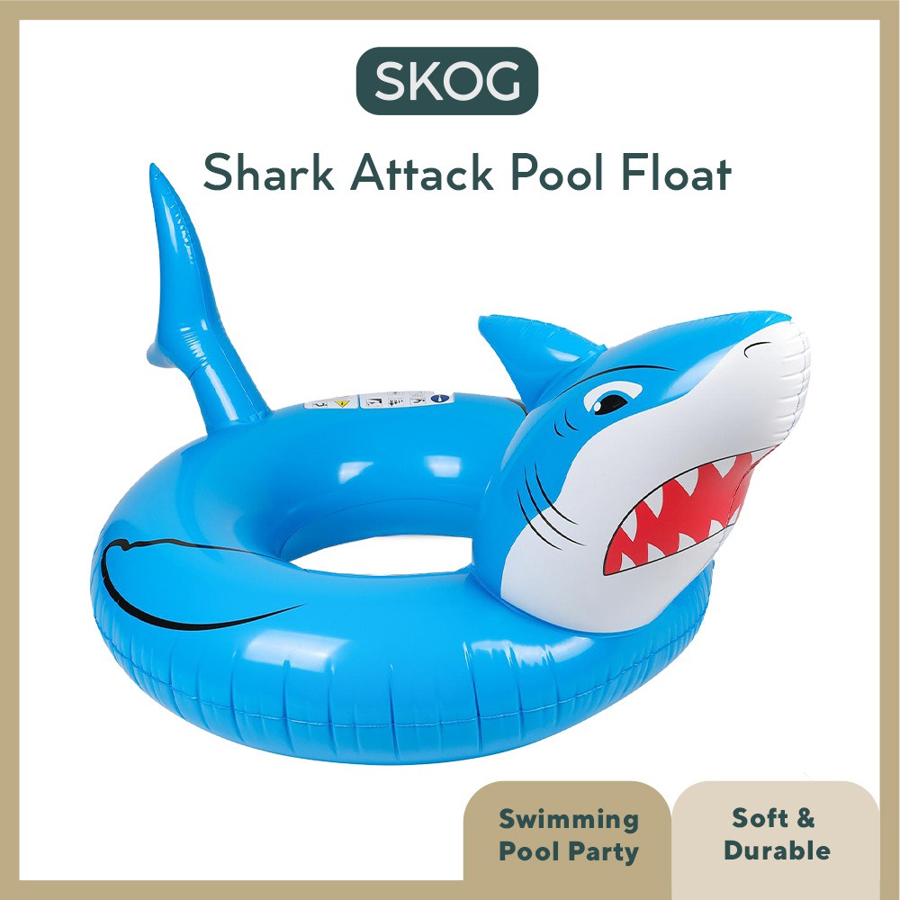 Inflatable best sale shark float