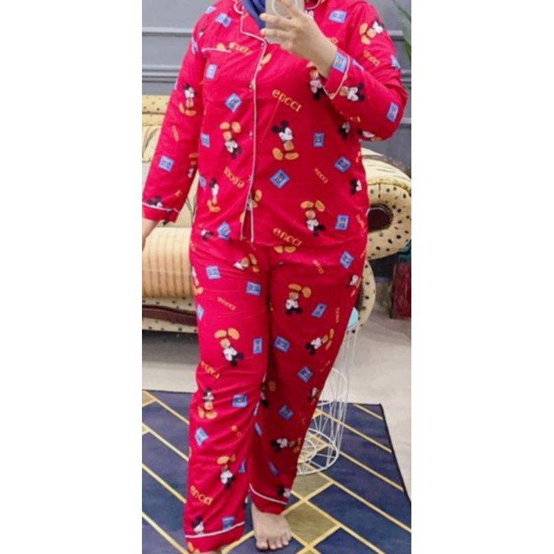 PYJAMAS BIG SAIZ HIGH QUALITY DADA FREE SAIZ N PLUS SAIZ | Shopee Malaysia