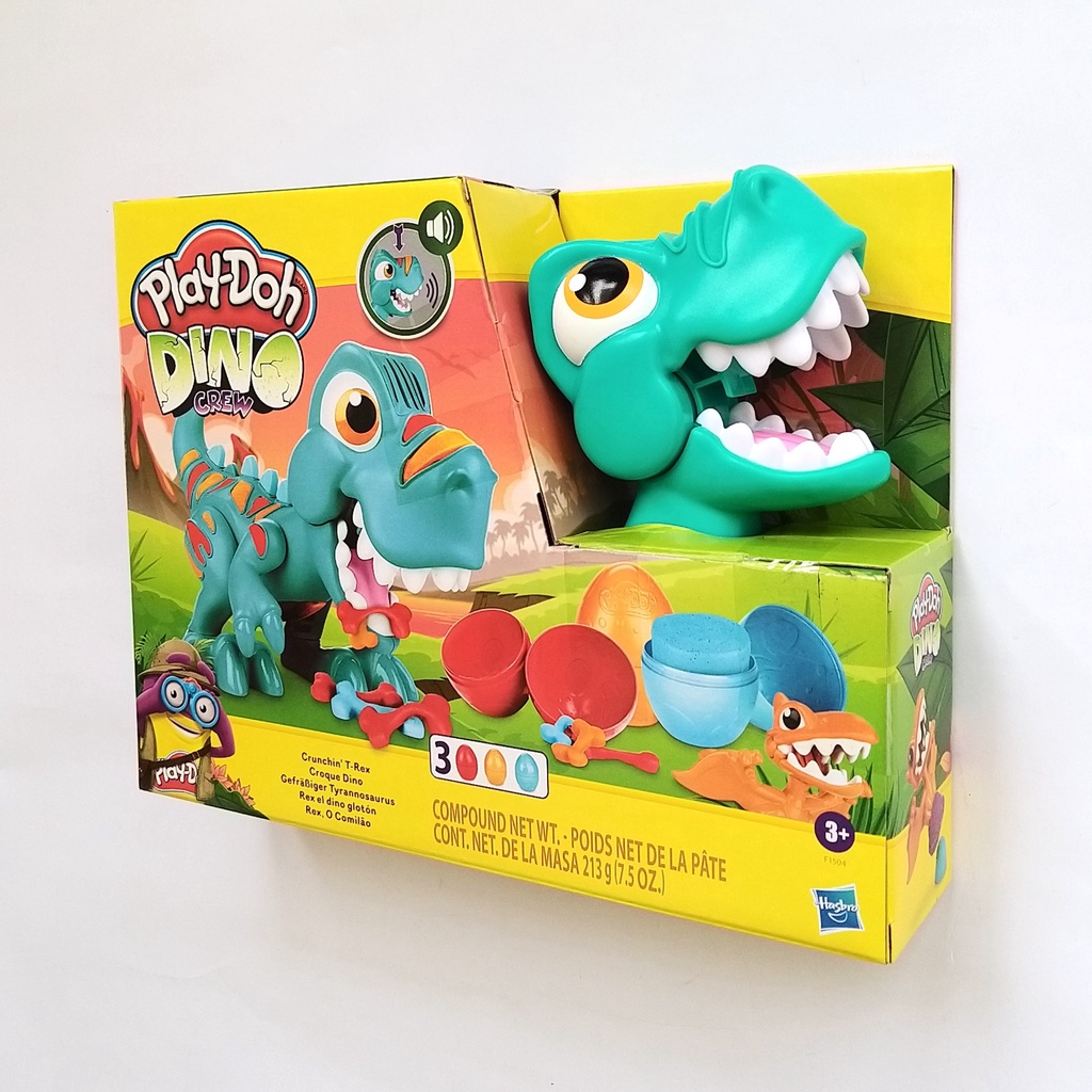 Jouet Play-Doh Dino Crew Crunchin' T-Rex - Avec Sons De Dinosaure Et 3 Œufs | Pour Enfants 3 Ans Et Plus