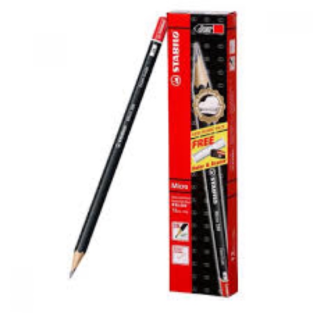 Stabilo 28812 Micro 2B pencil 12’s/Pencil 2B/Stabilo 2B Exam Grade ...