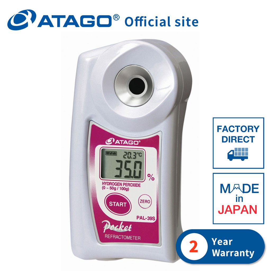 ATAGO Digital Pocket Refractometer Hydrogen Peroxide Refractometer PAL