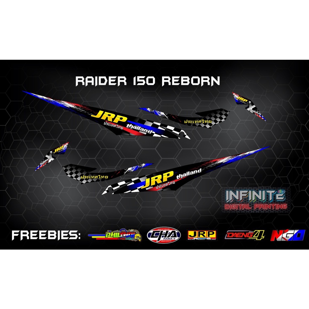 Raider 150 JRP Decal ( with freebies) | Shopee Malaysia