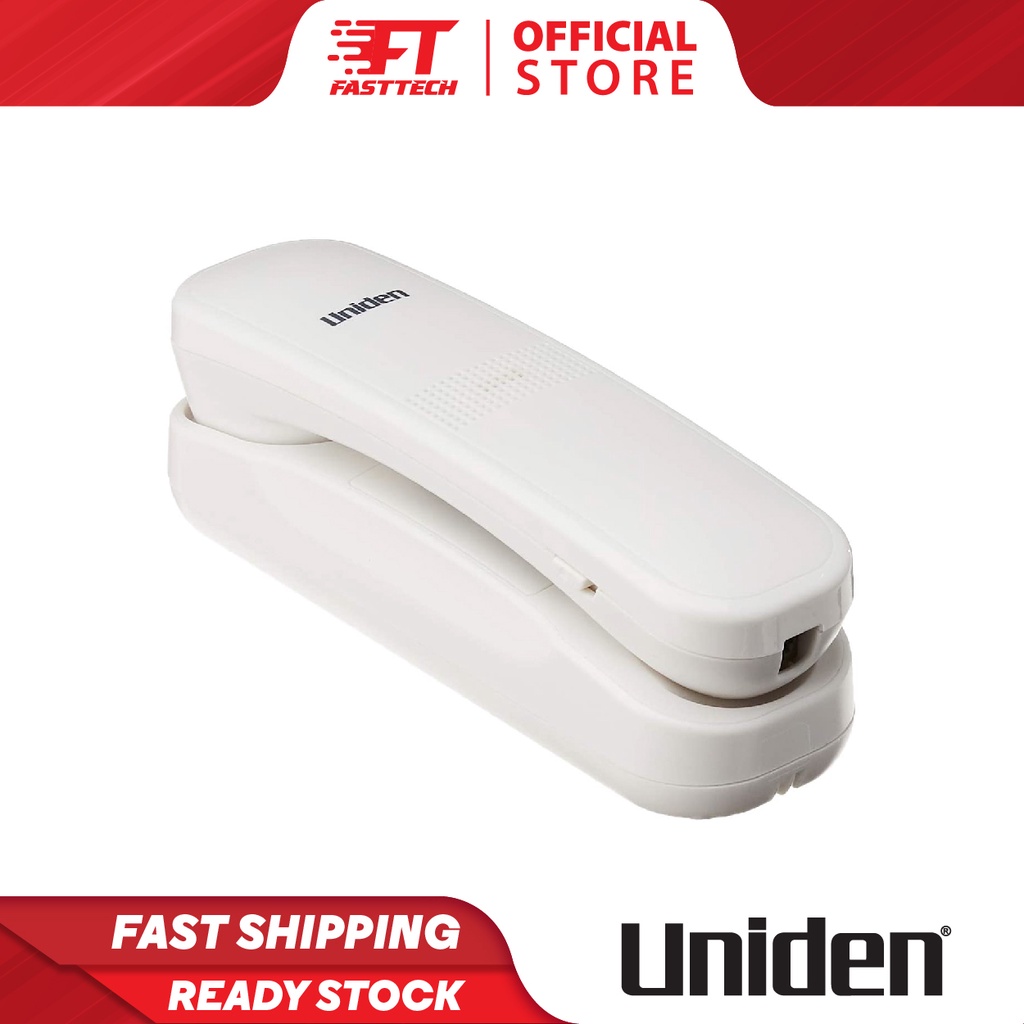 Uniden Trimline Slim Phone AS7101 with Wall Mounted, Redial function