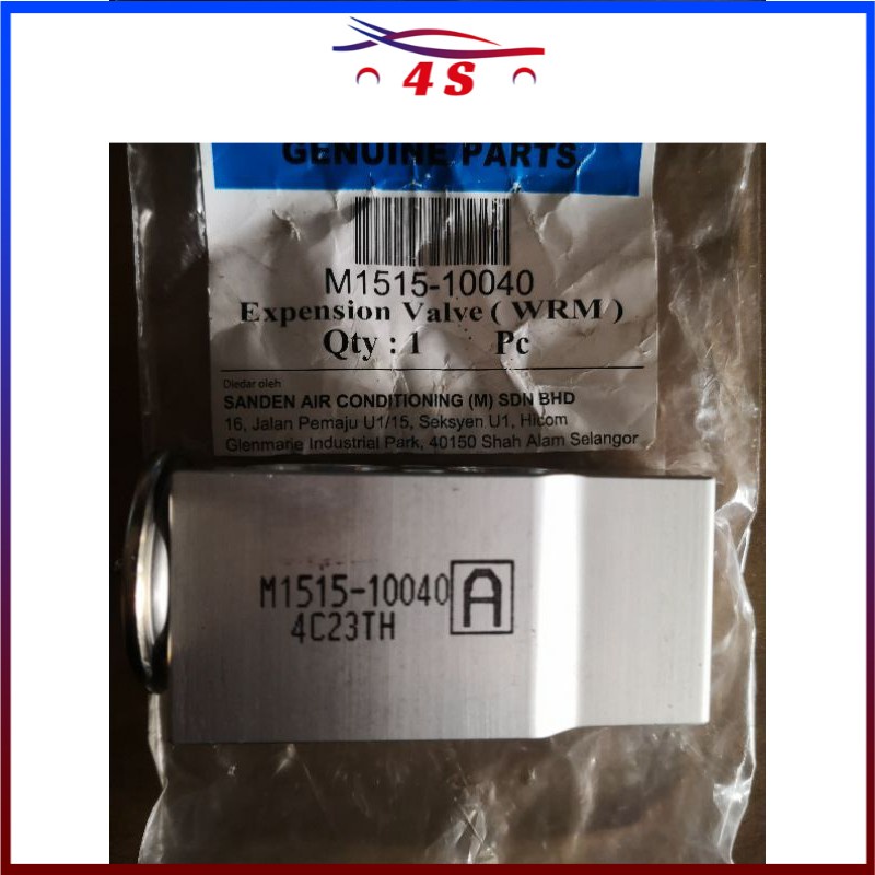 EXPANSION VALVE PERODUA VIVA /PROTON SAGA BLM/GEN2 SANDEN AIR COND