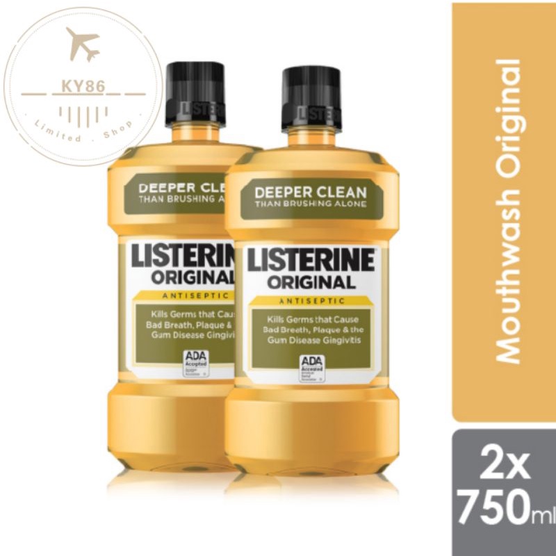 Listerine Mouthwash 750ml Shopee Malaysia