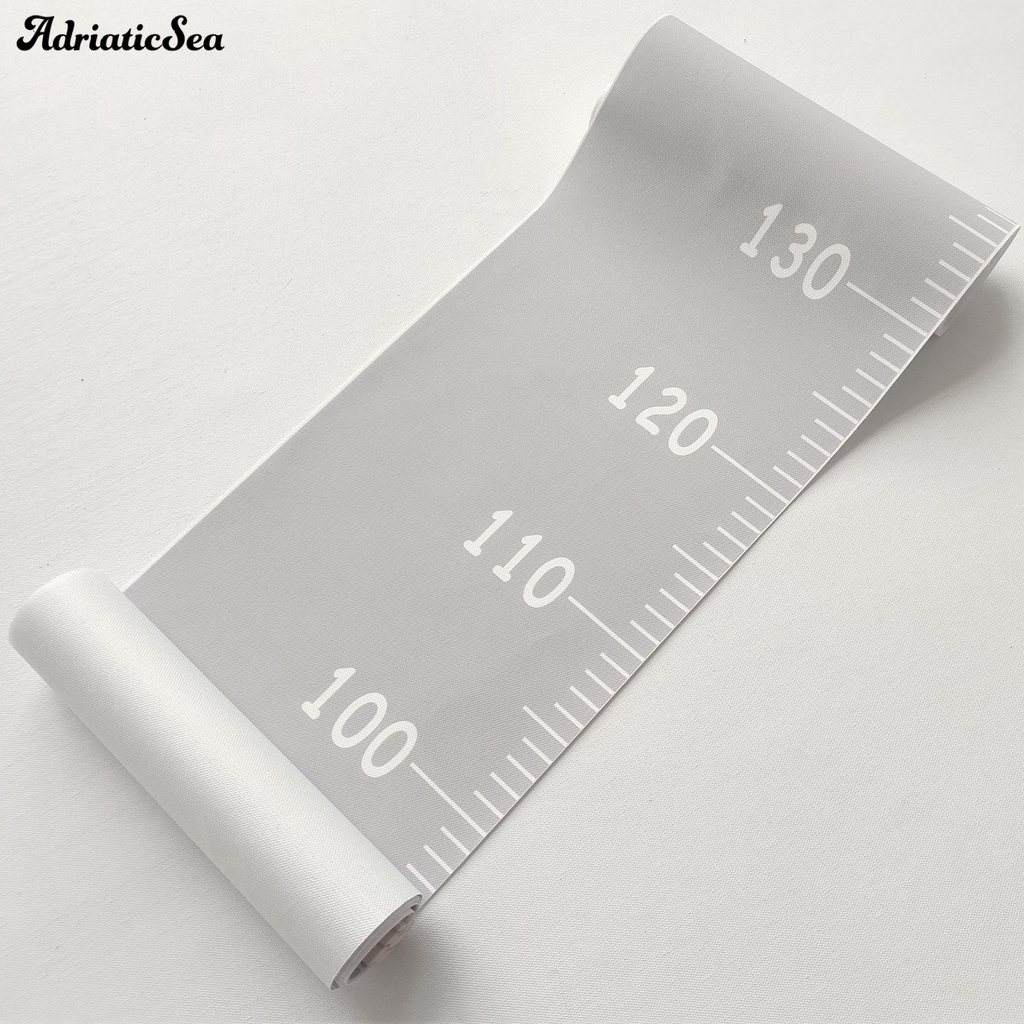 AD-Growth Chart Removable Nordic Style Solid Color Height Measurement ...