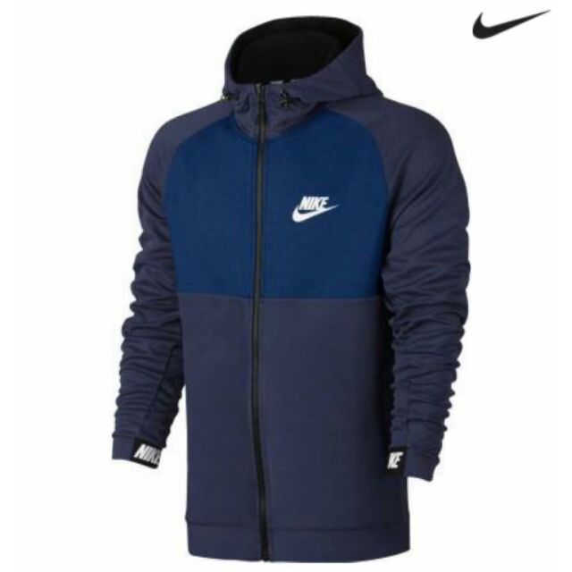 Nike Sweatshirt M NSW AV15 HOODIE FZ FLC Shopee Malaysia