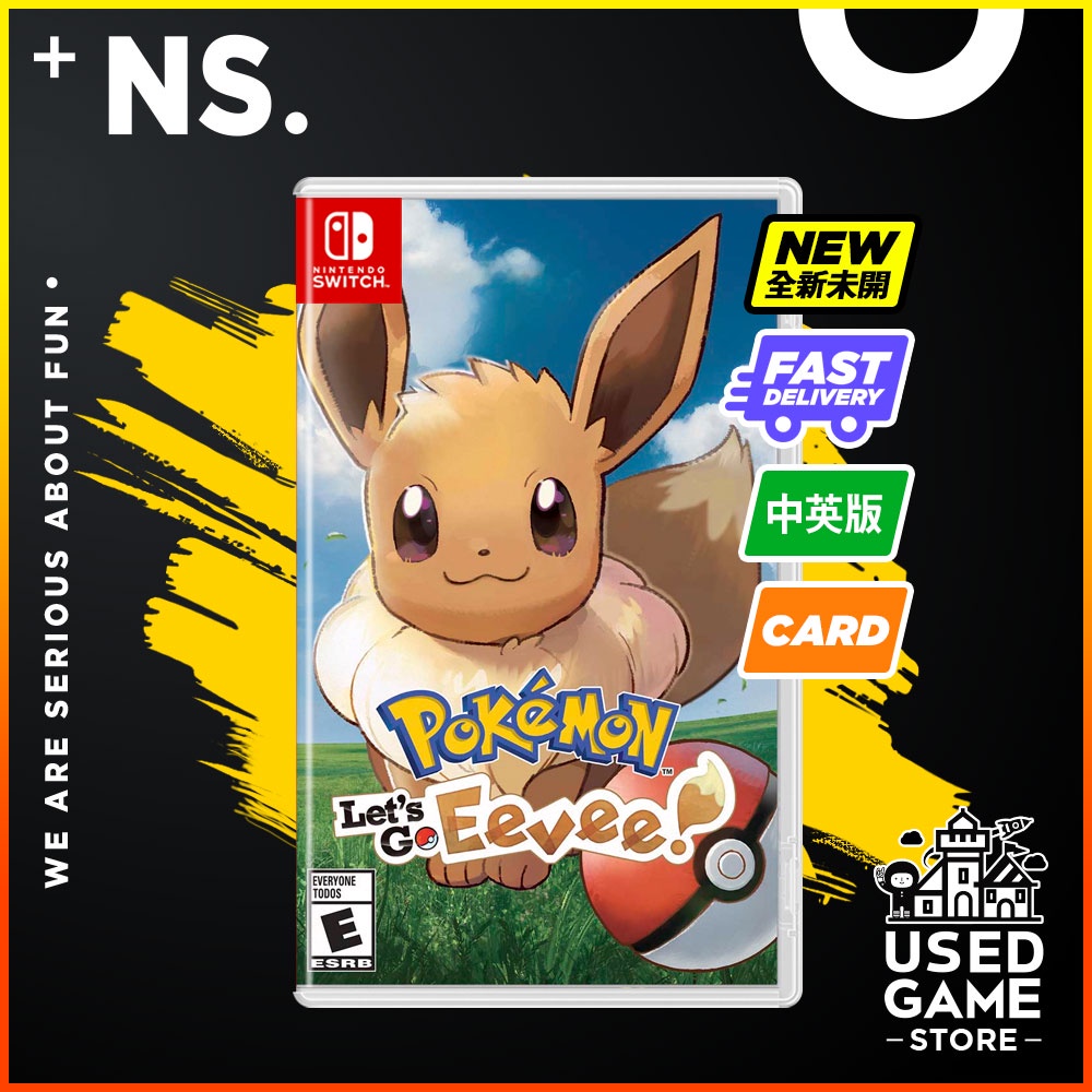 Nintendo Switch Pokemon Let S Go Eevee Us Chi Eng Shopee Malaysia