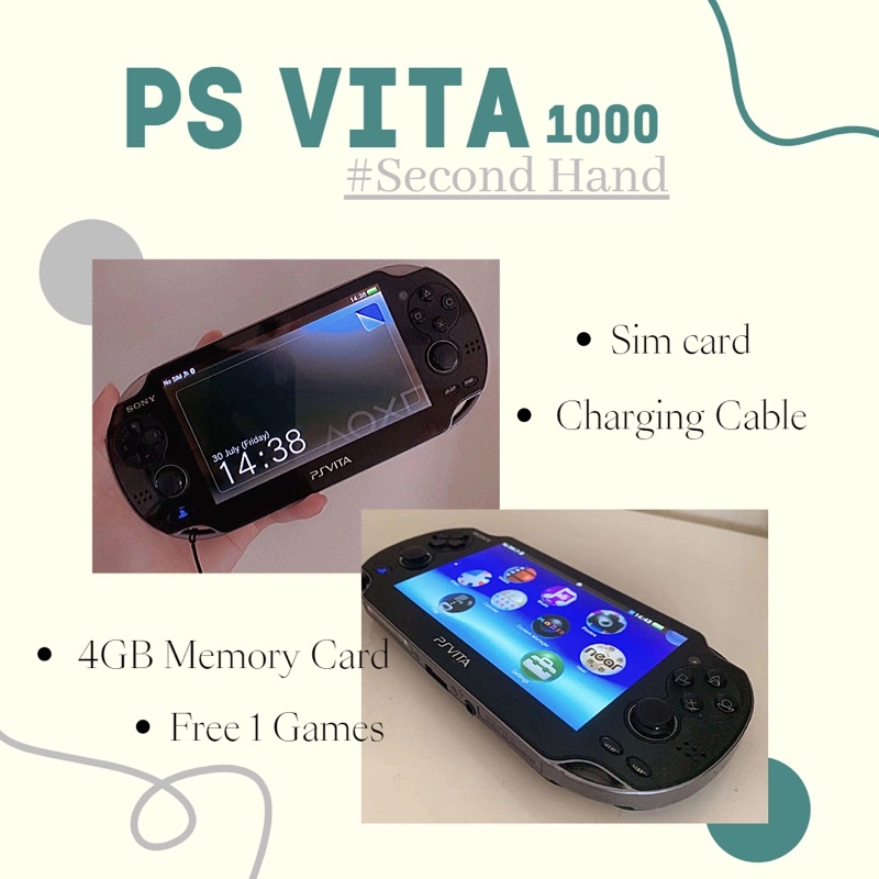 Second hand ps vita best sale for sale