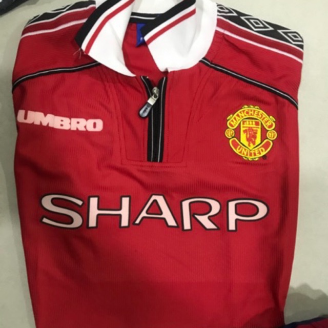 Manchester United 1998 1999 Original Jersey Shopee Malaysia