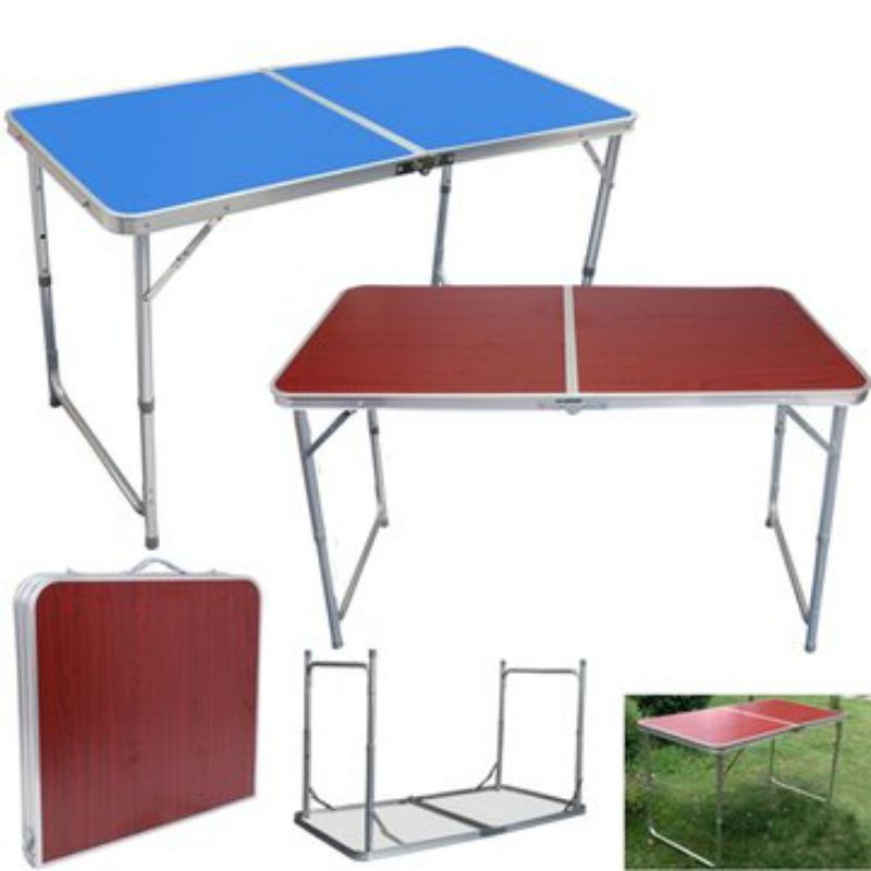 Aluminium Foldable Picnic Table Easy Carry Camping Table / Meja Lipat ...