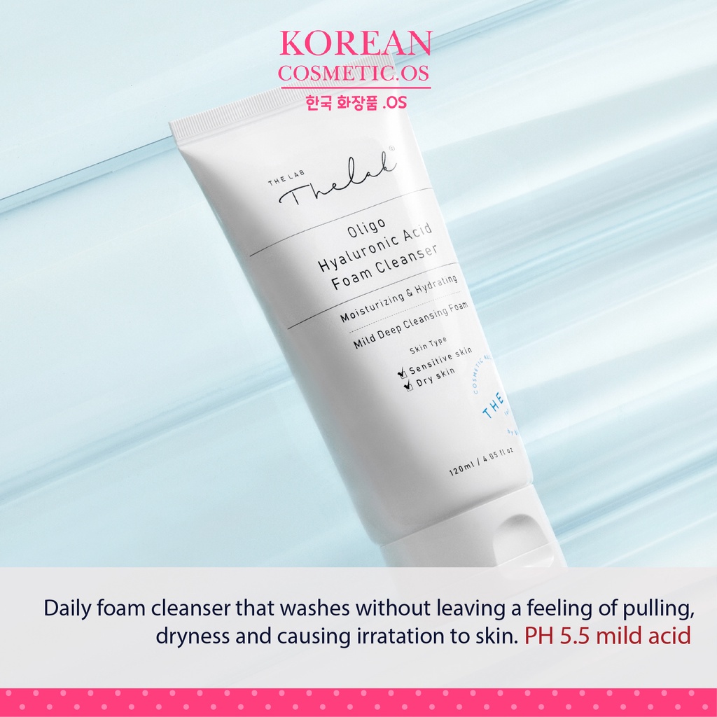 The Lab Oligo Hyaluronic Acid Foam Cleanser 120ml Face Cleanser