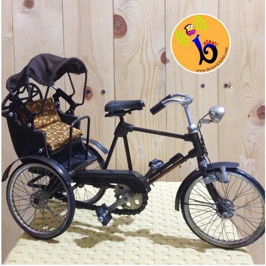 Miniature Javanese Rickshaw | Shopee Malaysia