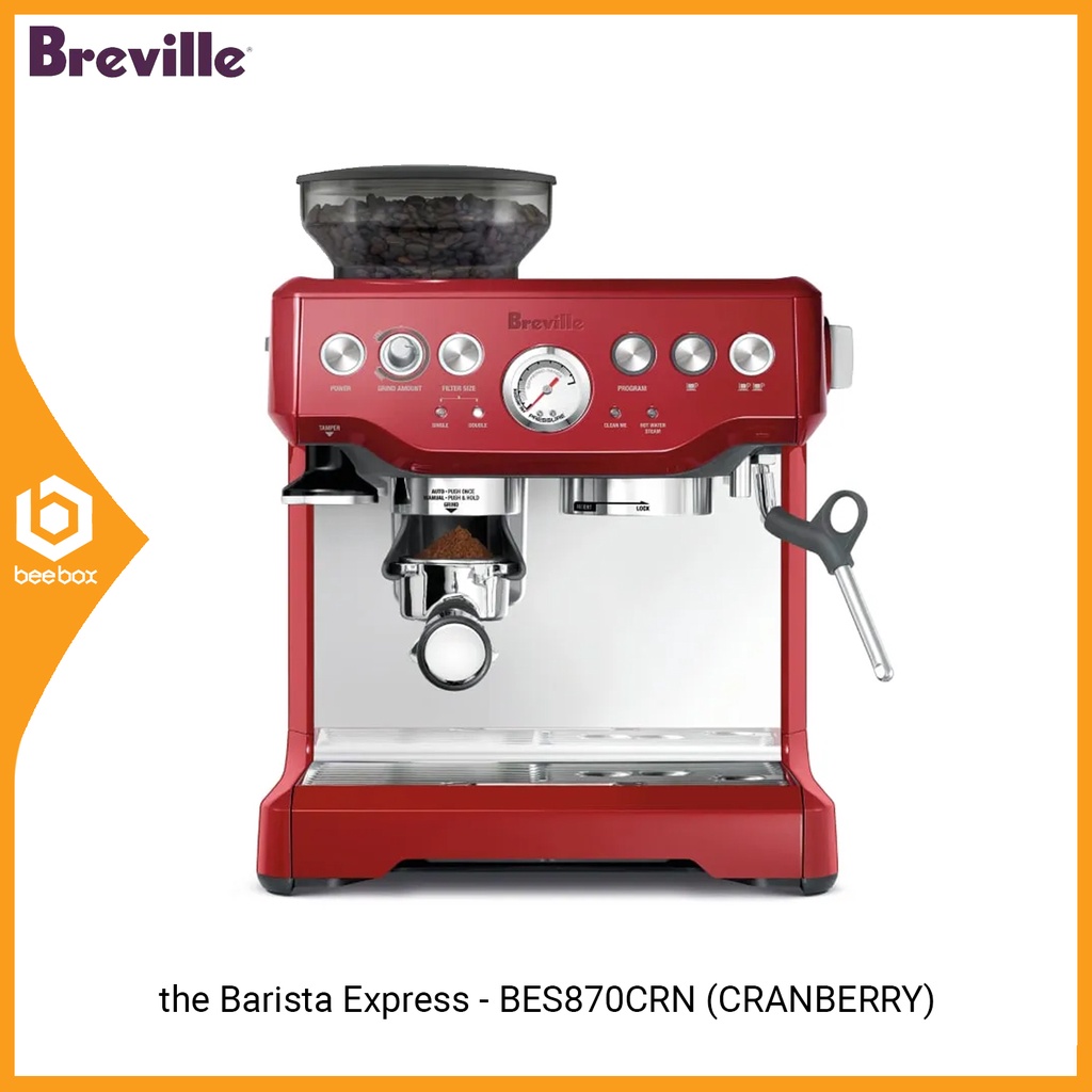 Breville barista express red sales
