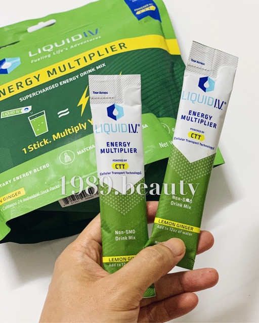 Liquid IV ENERGY MULTIPLIER soluble ENERGY powder (large bag of 24 ...