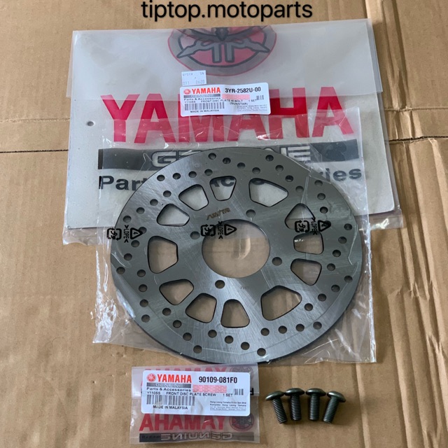 YAMAHA Y110/SRL110/SRL115/LC135 4SPEED FRONT DISC PLATE ASSY SUNSTAR ...