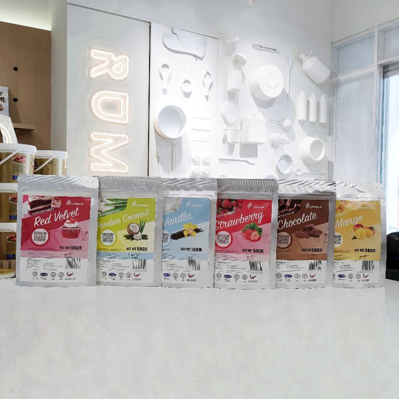 MYFLAVOR Premium Flavour Powder (Vanilla, Strawberry, Chocolate, Mango
