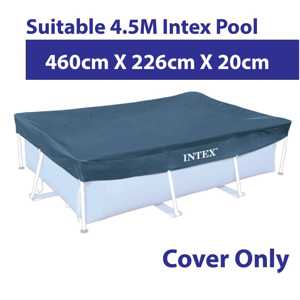 Intex Swimming pool cover Penutup kolam renang Intex 4.5m 3m Intex pool