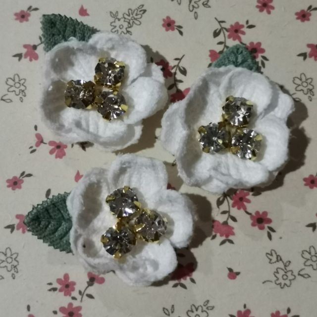 * Ready Stock * Handmade Flowers /Bunga DIY/Flower For Wedding Dress ...