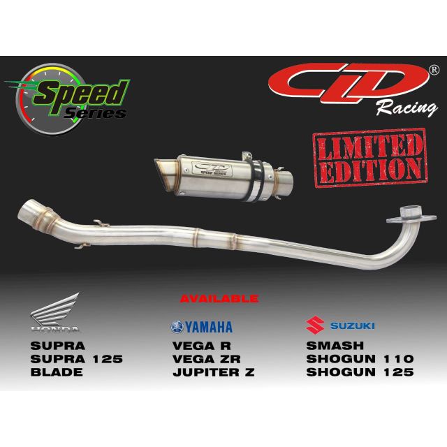 Y15 Y15ZR CLD RACING INDONESIA EXHAUST 35mm (Speed Series) (35x38x51mm ...