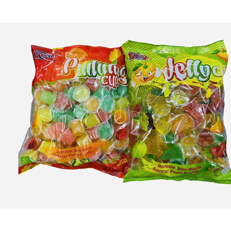 Rico Alibaba Fruit Flavoured Jelly / Pudding ±100pcs Shopee Malaysia