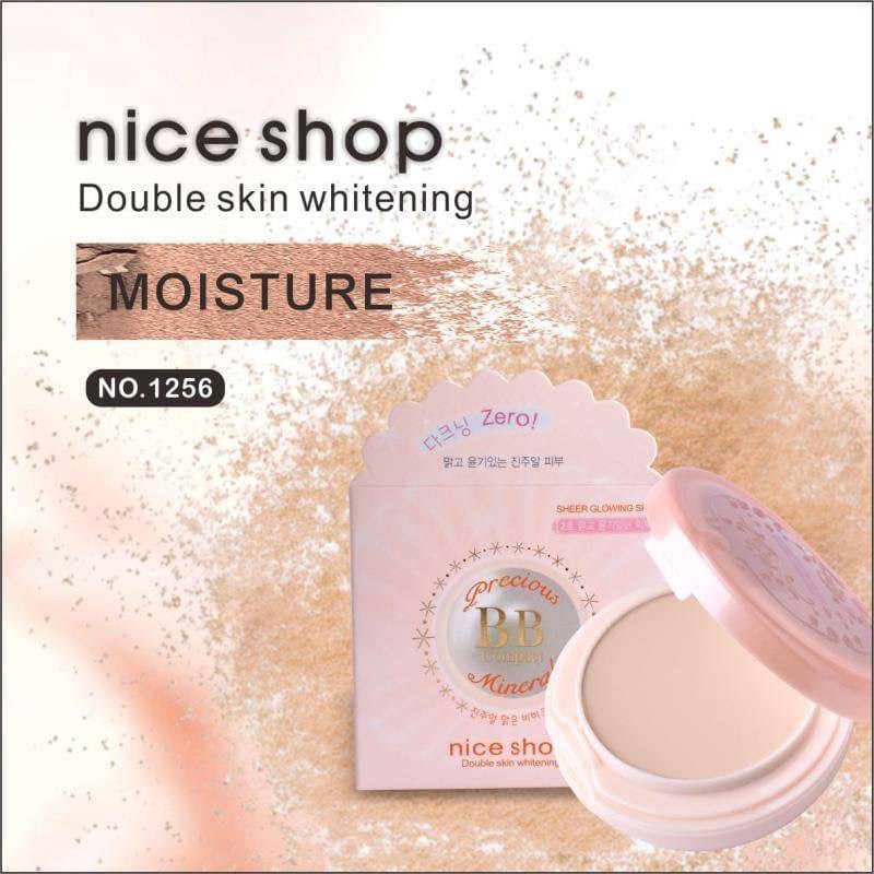 Nice Shop Double Skin Whitening Powder Puff [No.1256] Korean With ...